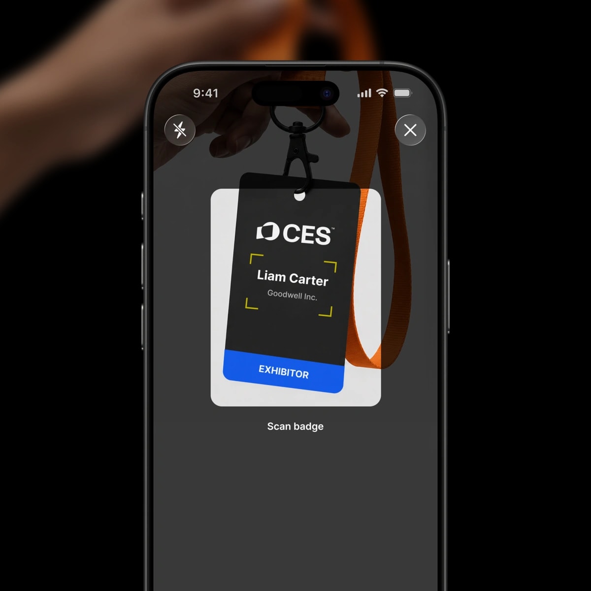 Capture new contacts on the spot