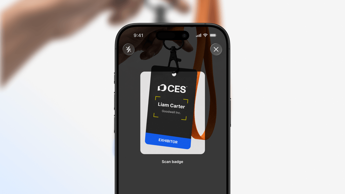 Een eventbadge scannen met Tapify 2.0