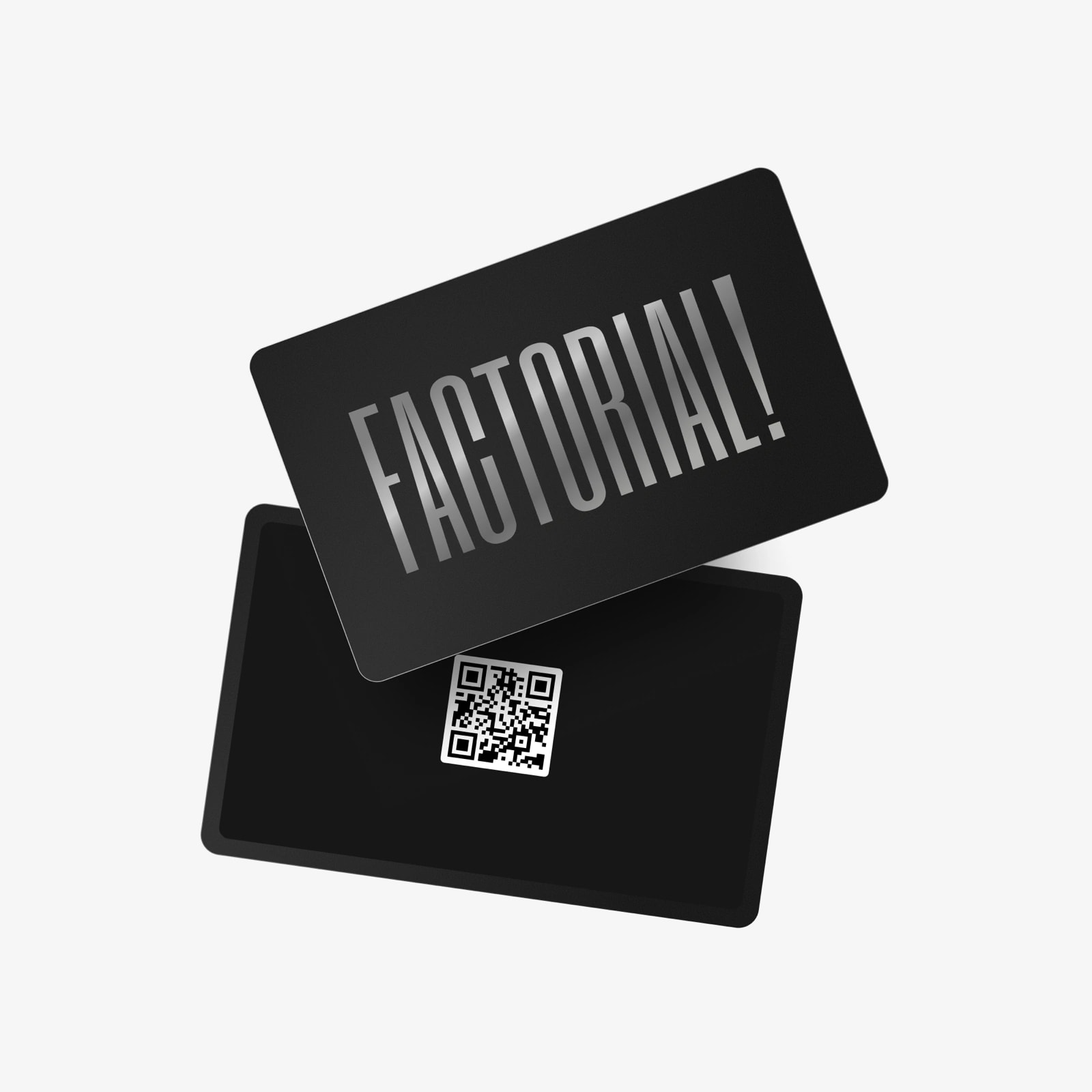 Engraved Metal NFC Card design example 1