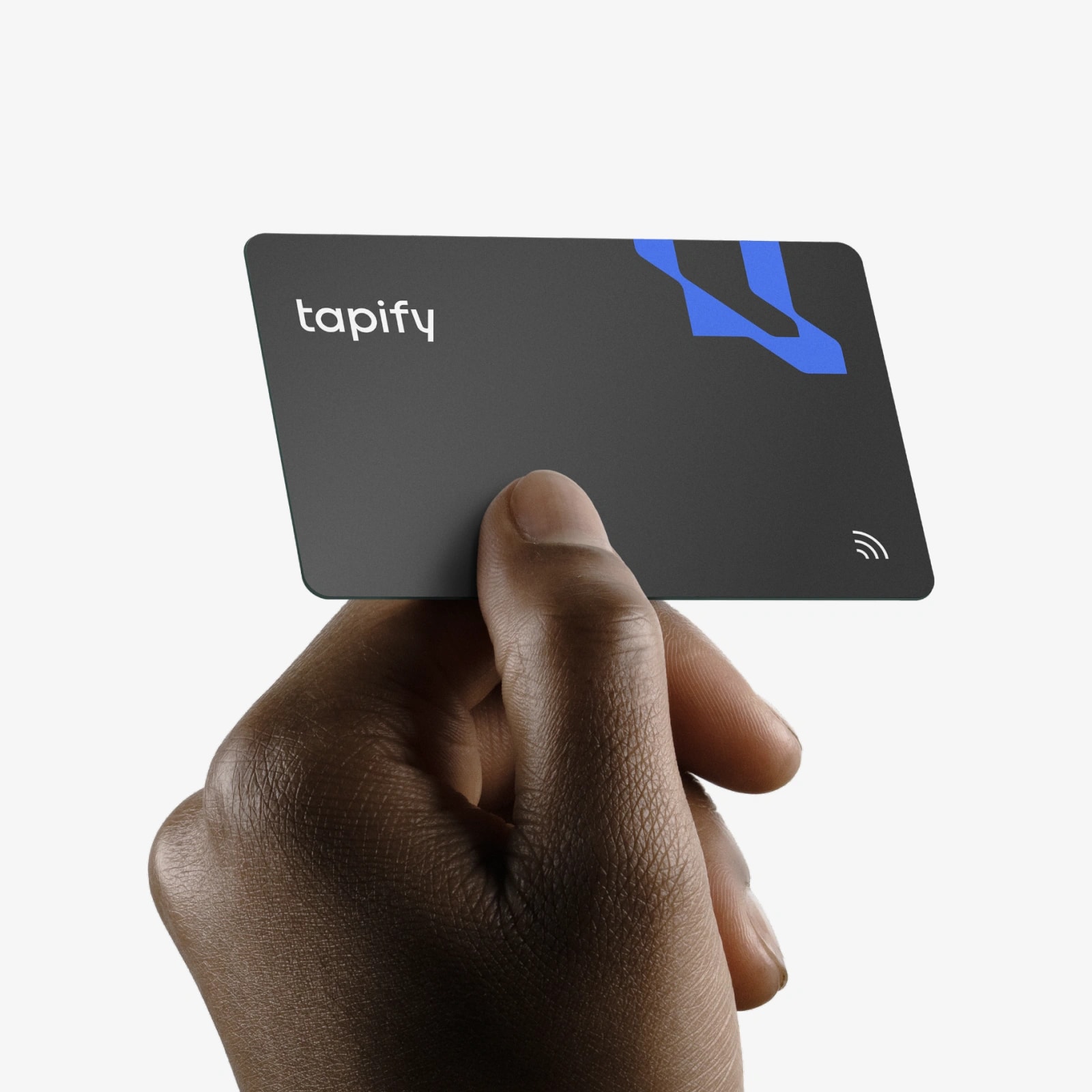 Hand holding Standard NFC Card