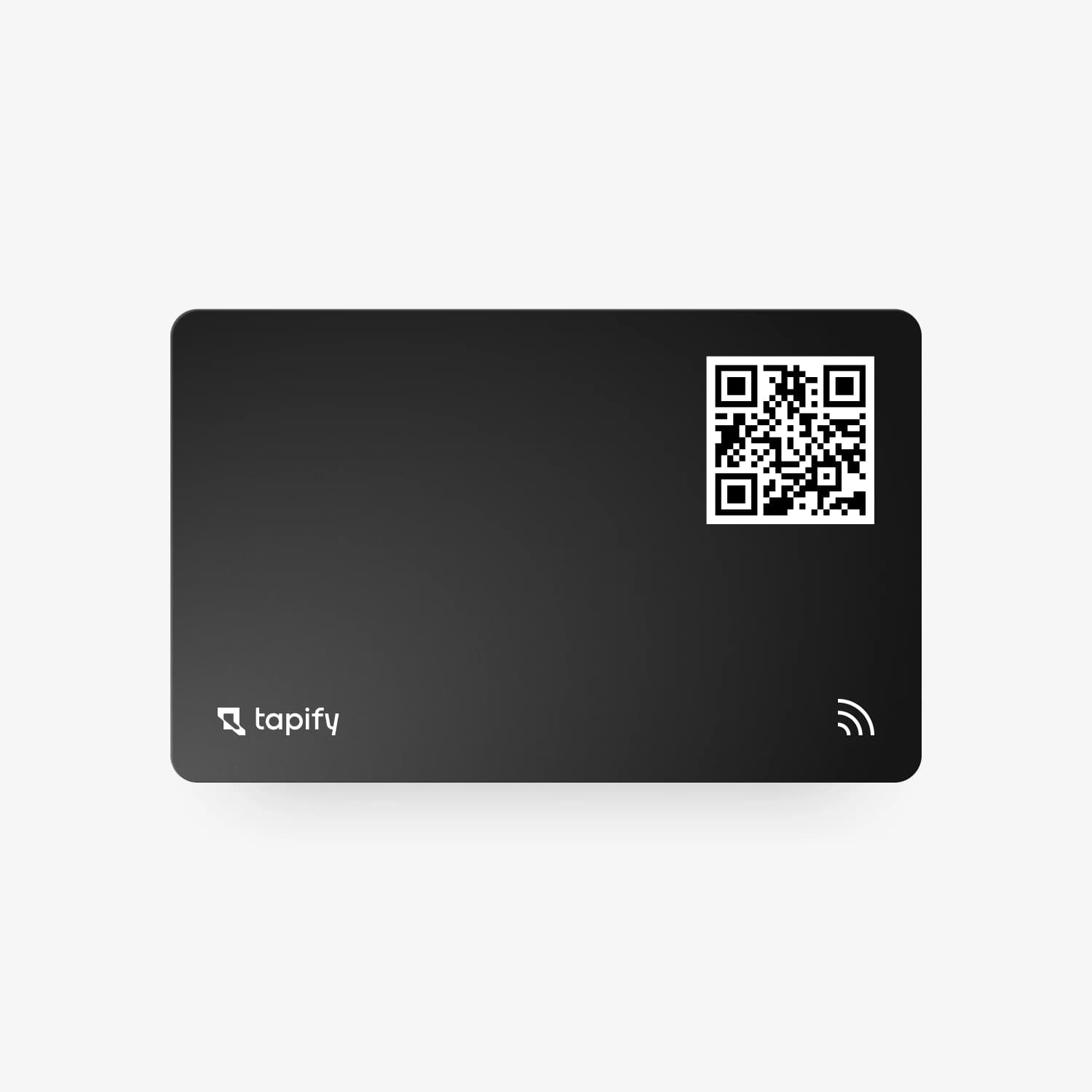 Tapify Card Custom Black design