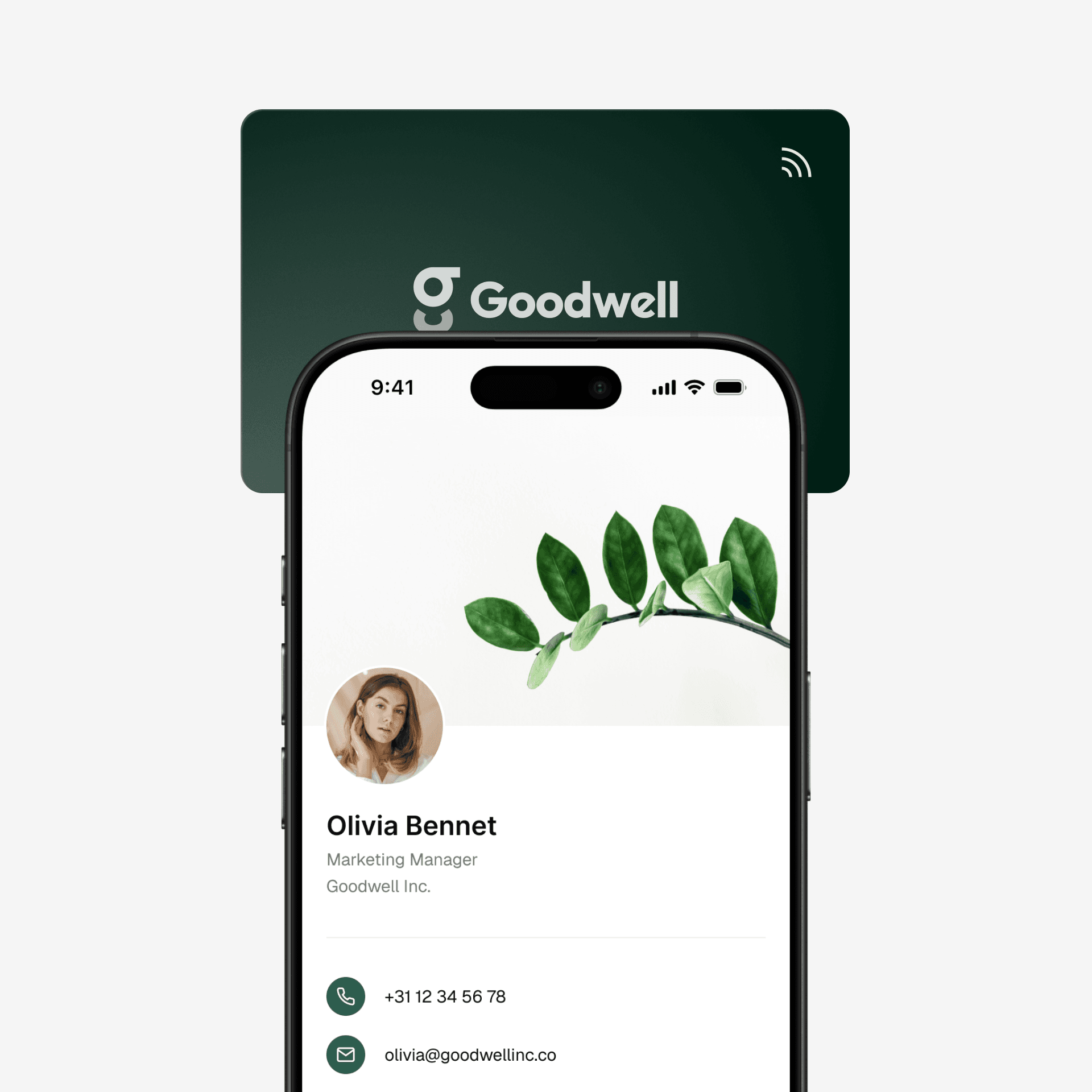 Tapify Card Custom met iPhone